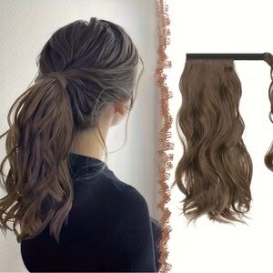 Luxurious Brown Ponytail Hair Extension